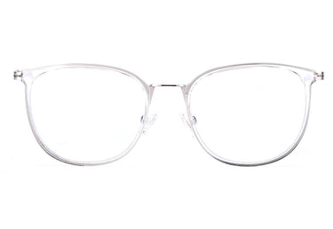 Men Calypso Eyeglasses: Hazel - Crystal - SpecSMART Eye Clinic (Front View)